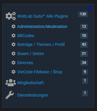 (Shop) Kategorien